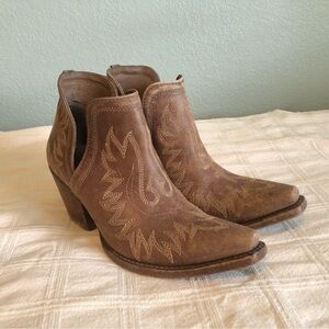 ARIAT Dixon bown booties 7.5B women ankle boots